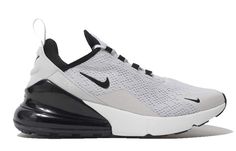 Nike Womens WMNS Air Max 270 Vast Grey Black AH6789-012 Nike Max 270, Air Max 90 Premium, Nike Max, Orange Camo, Air Max 98, Cargo Khaki, Marathon Running Shoes, Air Max Women, Air Max Plus