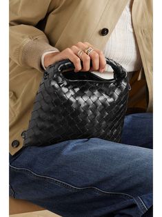 BOTTEGA VENETA Intrecciato leather shoulder bag Chic Business Shoulder Bag With Braided Handles, Leather Bag With Intrecciato Weave And Top Handle, Leather Handheld Shoulder Bag With Intrecciato Weave, Handheld Leather Shoulder Bag With Intrecciato Weave, Leather Top Handle Shoulder Bag With Intrecciato Weave, Leather Shoulder Bag With Intrecciato Weave And Top Handle, Luxury Handheld Bag With Intrecciato Weave, Luxury Handheld Bags With Intrecciato Weave, Modern Shoulder Bag With Braided Handles Clutch