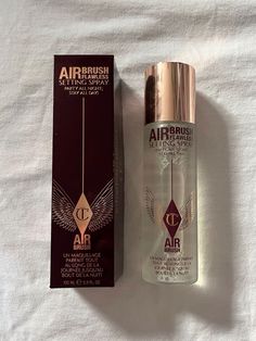 Sephora Charlotte Tilbury, Airbrush Charlotte Tilbury, Charlotte Tilbury Wand Set, Airbrush Setting Spray, Makeup Products Highlight, Aesthetic Setting Spray, Makeup Products Charlotte Tilbury, Charlotte Tilbury Spray, Highlighter Charlotte Tilbury