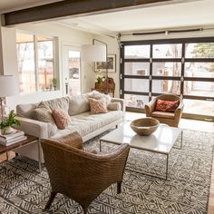 the living room is clean and ready for us to use in its new owner's home