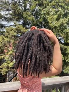 Women with thick locs Feminine Locs, Loc Goals, Dreadlocks Hairstyles, Hair Projects, Dyed Hair Inspiration, Loc Journey, Natural Hair Inspiration