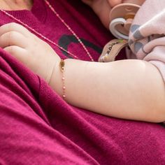 gigi CLOZEAU child's bracelet with resin beads, 18 carat rose gold, and a oval plaque that can be engraved. Rose Gold Oval Bracelet Gift, Oval Rose Gold Bracelet For Gift, Oval Rose Gold Bracelet As Gift, Gold Bracelets With Oval Beads For Gift, Pink Gold Jubilee Bracelet As A Gift, Pink Gold Jubilee Bracelet As Gift, Pink Gold Jubilee Bracelet Gift, Elegant Pink Name Bracelet Gift, Baby Bracelet