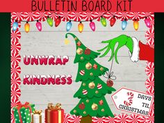 an image of a christmas bulletin board kit