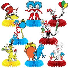 dr seuss and the cat in the hat cliparts are available for free