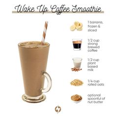 coffee smoothie recipe with ingredients to make it