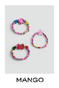 Take advantage of the best discount of the year with Black Friday, Pack of 3, Combined beads Playful Plastic Jewelry With Letter Beads, Playful Plastic Beach Jewelry, Playful Plastic Jewelry For The Beach, Pink Novelty Beaded Jewelry, Novelty Pink Beaded Jewelry, Pink Beaded Novelty Jewelry, Pink Novelty Jewelry With Colorful Beads, Adjustable Beaded Plastic Jewelry, Playful Wooden Beads Jewelry For Gifts