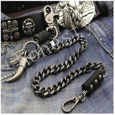 1pcs Double Roof Durable Basic Biker Trucker Key Jean Wallet Chain New. Durable steel clasp to attach to wallet or belt loop. Material: Alloy. 3 Yard White Ruffle Trim Chiffon Pleated Guipure Lace Ribbon Sewing 2.75" Width. Corroded Coffin, Jean Wallet, Bike Harley Davidson, Bike Harley, Chain Pants, Indian Skull, Mens Fleece Jacket, Biker Gear, Cologne For Men