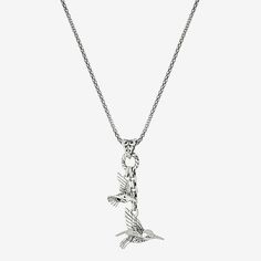 Included: 1 Pendant(s), 1 Necklace Chain(s)Features: Quick ShipJewelry Closure: Lobster ClaspLink Construction: SolidMetal Color: WhiteChain Length: 18 InchChain Width: 1.2 MillimetersChain Gauge: 025Pendant Length: 41mmPendant Width: 22.8mmChain Construction: RopeCare: Wipe CleanMetal: Sterling SilverNecklace Type: Pendant NecklacesPendant & Charms Type: PendantsCountry of Origin: Imported Hummingbird Pendant, Necklace Chain, Jewellery And Watches, Pendant Necklaces, Chains Necklace, Bali, Fine Jewelry, Charms, Necklaces