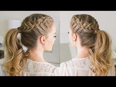 Double Dutch Braid Ponytail | MISSY SUE Double Dutch Braid Ponytail, Dutch Braid Ponytail, Two Dutch Braids, Double French Braids, French Braid Ponytail, Double Dutch Braid, Braid Ponytail, Double Dutch