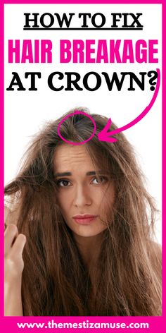 Hair breakage at the crown is a common and often perplexing issue that many individuals encounter in their hair care journeys. This phenomenon, characterized Fix Hair Breakage, Hair Breakage Remedies, Breaking Hair, Hair Mistakes, Stronger Hair, Hair Fixing, Health And Vitality, Hair Control