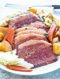 Indulge in savory Slow Cooker Corned Beef simmered to perfection in beer. A flavorful twist on a classic dish that's sure to tantalize your taste buds! 🍺🍖✨ 

#SlowCookerMagic #BeerInfusedDelight Stove Top Corn, Beef In Slow Cooker, Traditional Corned Beef And Cabbage, Slow Cook Corned Beef, Slow Cooker Corned Beef, Cooking Corned Beef, Corn Beef, Beef Brisket Recipes, Corned Beef Brisket