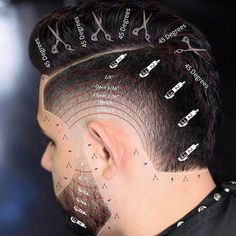 Barber Tips, Trendy Mens Hairstyles, Barber Haircuts, Hairstyles Bangs, Hair Cut Guide, Bangs Ideas, Barbers Cut, Men's Cuts, Men Haircut Styles