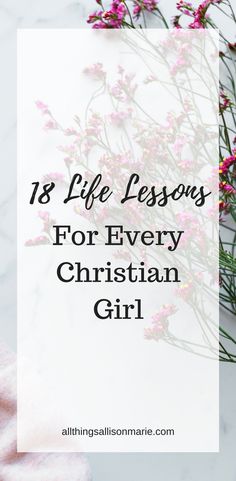 18 important life lessons for every Christian teen girl! #lifelessons Spiritual Discernment, Christian Woman Encouragement, Girl Truths, Christian College, Bible Study Lessons, Important Life Lessons, Christian Girl