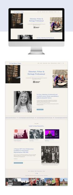 Neutral, minimal Squarespace website design Blue Highlights, Neutral Style, Website Design, Portfolio