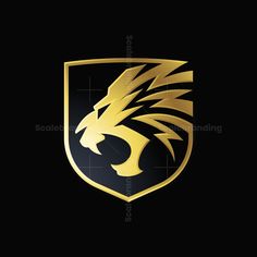 the golden dragon logo on a black and gold shield with an inscription that says,