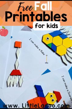 Our FREE Fall Printables for Kids feature fun themes like pumpkins, leaves, woodland animals, and more! Perfect for toddlers through early elementary school kids (ages 2 to 7). Fall Animal Activities For Toddlers, Easy Activities For Kids, Apple Template, Fall Animals, Popsicle Stick Crafts For Kids, Free Fall Printables, Fall Preschool Activities, Printables For Kids, Fall Preschool