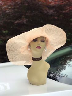 "✿*. About Shipping.*✿ All the hats will be shipped out from Rockville, MD 20854 via FedEx/UPS GROUND (1~7 business days) or USPS Priority mail (2-4 business days) if their shipping fee is much the same. The overnight and other shipping service are also available. Please contact me first if you want it, I will check the price and delivery time for you. Pick up is available! If you are very urgent, please order your hats early and save money! If you want to know all the M509 hat base's colors, pl Wedding Tea Party, Blank Hats, Church Hat, A Hat In Time, Hat Base, Wedding Tea, Feather Flower, Kentucky Derby Hat, Dress Hat