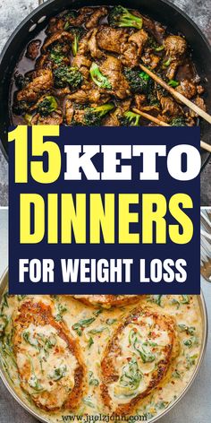 Low Carb Dinners, Easy Keto Dinner Recipes, Easy Keto Dinner, Keto Dinner Recipes, Keto Diet Food List, Keto Diet Menu