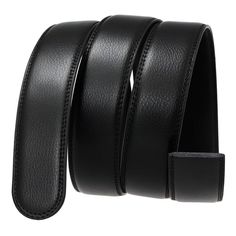 Indulge in understated elegance with the 3.5 cm wide leather belt strap, model Lincoln. Crafted with premium leather, this strap offers a luxurious tactile feel, while its textured grain adds a touch of distinction to your attire. Personalize it with a buckle of your choice to reveal your style and personality. Classic Black Belt Buckles, Sleek Leather Belt Buckles For Workwear, Sleek Leather Belt Buckles For Formal Wear, Sleek Leather Belts For Office, Sleek Leather Office Belt, Modern Leather Belt Buckles, Modern Leather Belt Buckles For Office, Elegant Leather Belts And Suspenders, Elegant Leather Belts For Office