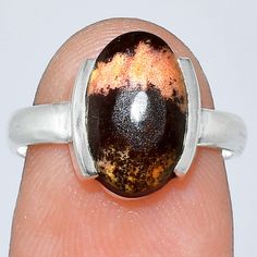 Natural Outback Jasper 925 Sterling Silver Ring s.6 Jewelry R-1173 Meteorite Jewelry, Ring Pictures, Jewelry Online Shopping, 925 Sterling Silver Jewelry, 925 Sterling Silver Ring, Sterling Silver Ring, Stone Color, Silver Ring, Natural Gemstones