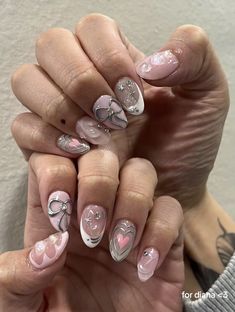 Marie Antoinette Nails, Seventeen Nails, Nessa Nails, Future Nails, Makeup Nails Art, Korean Nails, Nail Art Designs Diy, Pretty Gel Nails, Jelly Nails