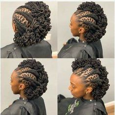 Black Hair Locks, Side Mohawk, Natural Hair Salon, Booking Available, Mohawk Styles, Natural Hair Salons, Natural Hair Diy