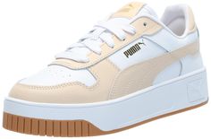 PRICES MAY VARY. RETRO AND TRENDY: 80's inspired, adapted to fit today's laid-back sneaker look of Californian beach towns. ENHANCED PLATFORM: New tooling with an elevated platform sole. HIGH-QUALITY CONSTRUCTION: This shoe contains a premium leather upper. MINIMAL AND TIMELESS: This shoe makes a stylish statement with subtle PUMA branding. Shoe References, Beach Towns, Rose Gold Quartz, White Puma, Sneakers Looks, Sneakers Puma, Black Puma, Puma Women, Everyday Outfit