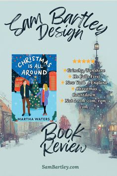 the book cover for sam battey's christmas around by martha waters is shown