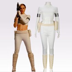 Specification Type: Padme Naberrie Amidala Cosplay Costume Star WarsSource: Star WarsCharacter: Padme Naberrie AmidalaMaterial：Polyester, PU leather Including: Tops, pants, belt, arm bands, leg covers Gender: Female Inventory: Make to order. The processing time is about 10-20 days. Occasion: Role-playing, Stage, Performance,Comic-con, Halloween, Costume Party and more. WASHING NOTICE: Hand wash in cold water recommend. Squeeze out excess water, then dry naturally. For leather, we do not recommen Queen Padme Amidala, Amidala Costume, Queen Padme, Padme Amidala Costume, Padme Costume, Disfraz Star Wars, Star Wars Halloween Costumes, Star Wars Padme, Belt Knife