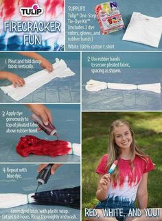 the instructions on how to make firecracker fun for kids and adults with pictures