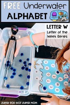 Letter W Preschool, Letter Activity, Abc Game, Alphabet Game, Alphabet Activity, Free Preschool Printables, Pre Writing Activities, Alphabet Activities Preschool