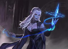 Wild Magic Sorcerer, Magic Sorcerer, Evelynn League Of Legends, Wild Magic, Female Elf, Dnd Character Ideas, Beth Moore, Baldurs Gate