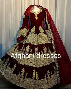 Fabric:valvet Material:charmadozi Size:share your size Afghan Bride, Muslim Gown, Dress For Bride, Elegant Gowns, Afghan Dresses, Quick Outfits, Dress Inspo, Gowns Of Elegance, Dress Clothes For Women