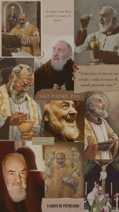 São Padre Pio - Igreja Católica. Traditional Catholicism, Biblical Art, Christian Videos, Jesus Loves Me, Real Love, Bible, Wallpapers, Art