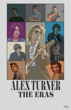 the poster for alex turner's upcoming album, the eras is shown here