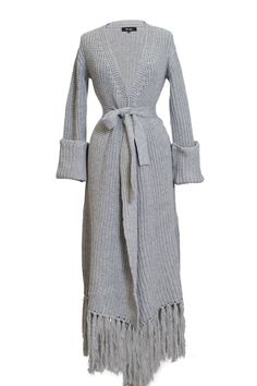 Elegant V-neck Sweater Coat For Winter, Elegant Cotton V-neck Cardigan, Elegant Fitted Shawl Collar Cardigan, Elegant Fitted Cardigan With Shawl Collar, Elegant V-neck Knitted Cardigan, Fitted V-neck Knitted Sweater Coat, Fitted Open Front Sweater For Daywear, Elegant V-neck Knit Sweater Coat, Long Cotton Sweater Coat For Winter