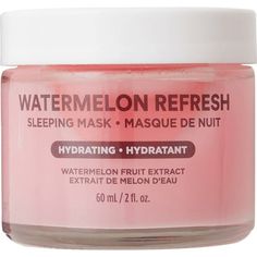 Ulta Beauty Collection Watermelon Sleeping Mask - 2 Fl Oz - Ulta Beauty : Target Popular Skin Care Products, Glowing Radiant Skin, Watermelon Fruit, Watermelon Recipes, Aloe Leaf, Love Your Skin, Beauty Must Haves, Sleeping Mask, Before Bed