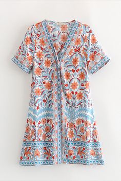 Wear this for vacation should be a better idea. Flower Short Dress, Western Dresses Online, Hoodie Style, Flower Shorts, Vintage Swimwear, Orchid Flower, Western Dresses, Ootd Outfit, Tea Dress