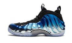 Air Foamposite One PRM 575420 008 Mirror Shoes, Jordan Wallpaper, Lakers Wallpaper, Boosie Badazz, Nike Foamposite, Blue Mirror, Foam Posites, Stadium Goods, Blue Mirrors