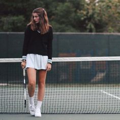 Tennis Girl Outfit, Tennis Aesthetic, Exclusive Club, Tennis Fashion, Estilo Preppy, Tennis Clothes, Looks Style