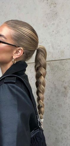 Loose Braided Ponytail, Luxy Hair, A Ponytail, Long Blonde, Easy Hairstyles For Long Hair, Long Blonde Hair, Braided Ponytail