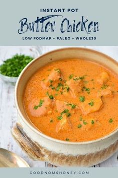 Ibs Meals, Paleo Butter Chicken, Recipes Low Fodmap, Instant Pot Butter Chicken, Easy Low Fodmap, Pot Butter