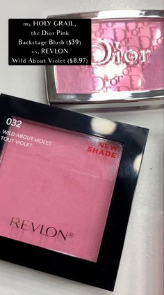 Blush, makeup, dupe, Dior, revlon, Dior blush, makeup dupes, pink, pink blushes Dior Backstage Blush, Revlon Blush, Drugstore Blush, Dior Blush, Drugstore Makeup Tutorial, Dior Pink, Makeup Needs, Makeup Must Haves, Makeup Mascara