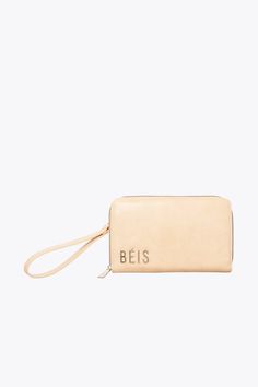 Béis 'The Travel Wallet' in Beige - Travel Wallet & Travel Clutch Travel Clutch, Travel Documents, Large Gift Bags, Travel Wallet, Travel Wallets, Luggage Accessories, Small Accessories, California Usa, Small Bag