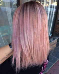 Platinový Blond, Pastel Pink Hair, Tumblr Hair, Rose Gold Hair, Pastel Hair, Hair Envy, Gold Hair, Hair Dos, Gorgeous Hair