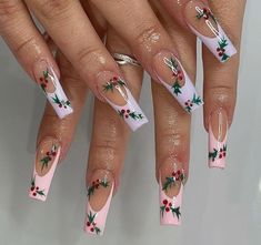 White Nails Classy, Acrylics Aesthetic, Winter White Nails, Berry Nails, Wow Nails, Girly Acrylic Nails, Classy Acrylic Nails, Short Square Acrylic Nails