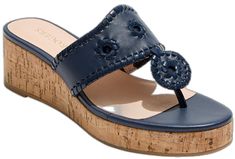 Jack Rogers Sandals, Leather Product, Cork Wedges Sandals, Crafts Beautiful, Stitching Leather, Dillard's, Cork Wedge, Beautiful Shoes