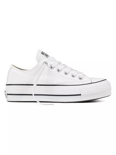 Shop Converse Chuck Taylor All Star Platform Sneakers | Saks Fifth Avenue All Star Platform, Converse Low, Converse Low Tops, White Converse, Converse Chuck Taylor All Star, Platform Sneakers, Chuck Taylor All Star, Converse Chuck, Chucks Converse