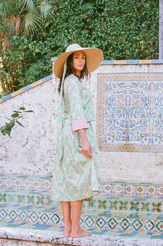 The extra-wide brim sun hat is woven, like a basket, with dried palm tree leaves. Then it is shaped with the same hat mold we use to shape our Daisy sun hat. This super wide-brimmed hat will glamorously shield you from the sun. The Geranium is woven with wider pieces of palm leaf vs. The Daisy is woven with finer pieces of palm leaf. The fit is the same though! Crown Circumference: 23.5 inches (when measured on the outside of the hat). There is an interior elastic band with a circumference that Spring Beachwear Toquilla Straw Hat, Spring Toquilla Straw Sun Hat For Poolside, Spring Poolside Toquilla Straw Sun Hat, Green Wide Brim Straw Hat For Garden Party, Spring Curved Brim Boater Hat For Poolside, Spring Green Panama Hat With Curved Brim, Curved Brim Boater Hat For Spring Poolside, Green Straw Hat For Kentucky Derby Vacation, Spring Beachwear Fedora Panama Hat