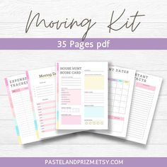 the printable morning kit with three pages on it and text that reads, 25 pages